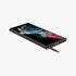 ACS03918 - Galaxy S22 Ultra 5G Case Ultra Hybrid in crystal clear showing the back
